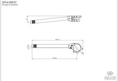 Handlebars GP-LIGHT 4 500 black