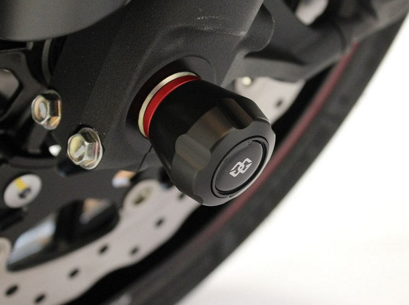 GTA front axle protector, black-red