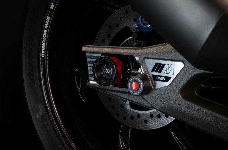 GTA rear axle protector, black-red