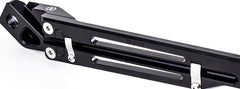 Licence plate holder, black-silver
