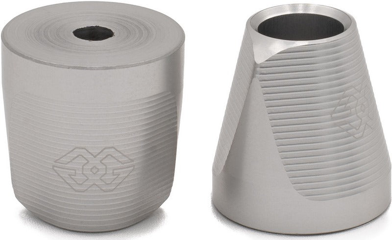 Handlebar weights KIT, silver