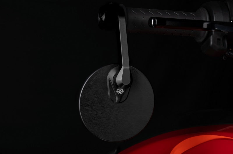 MOON handlebar end mirror round M12