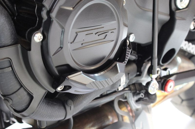 Engine guard left, black
