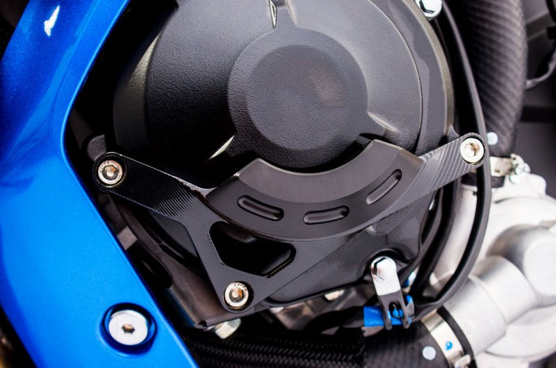 Engine guard left, black