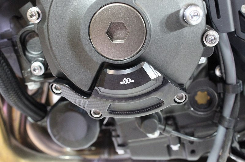 Engine guard left, black