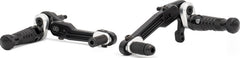 Footrest system RCT10GT D07 black-silver