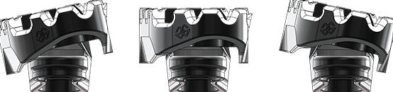 Tech-X Enduro replacement footrest, rider, black