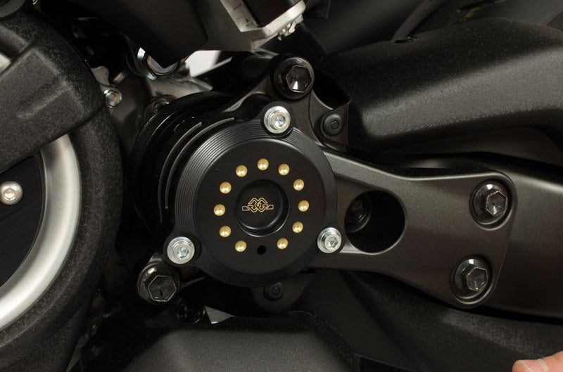 Front belt pulley cover, black