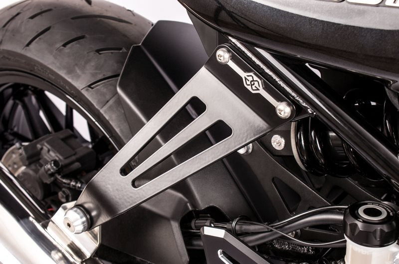 Powder-coated exhaust bracket KIT