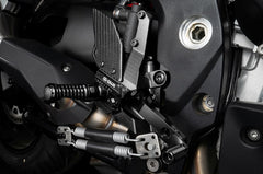 Footrest system VCR38GT2, black