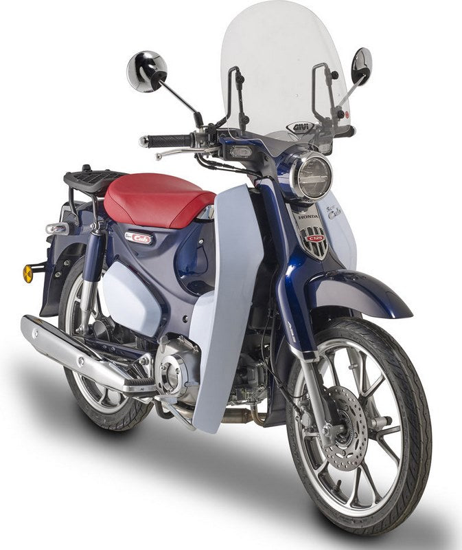 Givi Windscreen for Honda Super Cub C125, clear screen, dim HxW 43x46cm | 1168A