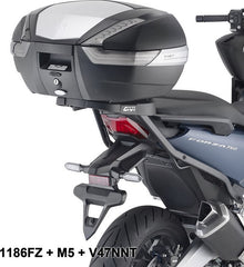 Givi Monokey or Monolock Top Case Rear Rack for Honda Forza 750 | 1186FZ
