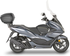 Givi High Windscreen 1190DT for Honda PCX 125 21-, color clear, dim. HxW 89x67 cm, to be installed with the specific D1190KIT fitting kit (not included) | 1190DT