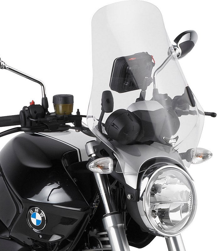 Givi Windscreen for BMW R 1200 R, R 1250 R, color clear, dim. HxW 49,5 x 46 cm | 147A