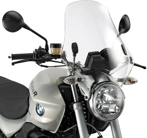Givi Windscreen for BMW R 1200 R, R 1250 R, color clear, dim. HxW 49,5 x 46 cm | 147A