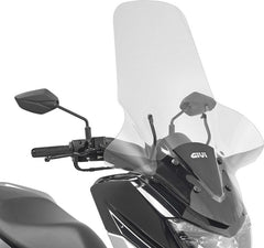 GIVI Windshield - transparent - 815 x 645 mm (HxW) - without ABE - For Yamaha N-Max 125/155 (15-20) | 2123DT