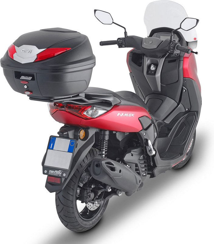 Givi Windscreen for Yamaha N-MAX 125/155 15-20, color clear, dim. HxW 58,5 x 41 cm, 15,5 cm higher than stock, D2153KIT fitting kit required to install (not included) | 2153DT