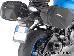Givi Specific kit 3110KIT mandatory to install the TST3110 without the specific rear rack 3110FZ on Suzuki GSX-S 1000, GSX-S 1000F | 3110KIT
