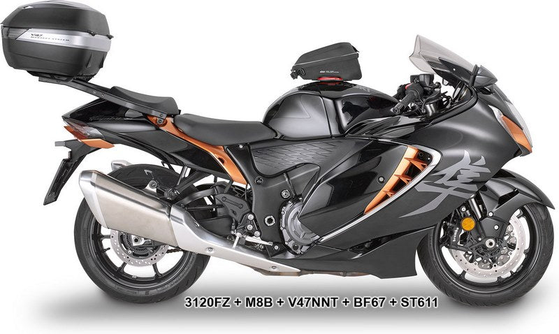 Givi Monokey or Monolock top case Rear Rack for Suzuki GSX-R 1300 21- | 3120FZ