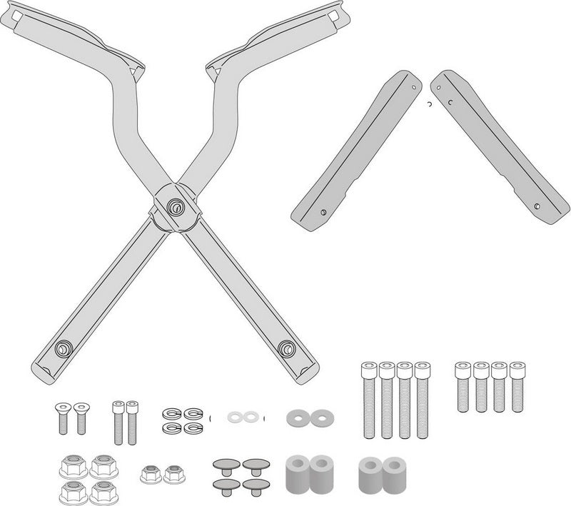 Givi Monokey or Monolock top case Rear Rack for BMW F 900 R, F 900 XR | 5137FZ