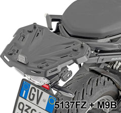 Givi Monokey or Monolock top case Rear Rack for BMW F 900 R, F 900 XR | 5137FZ