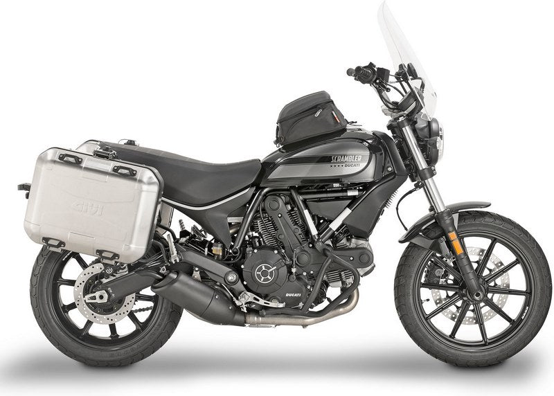 Givi Windscreen for Ducati Scrambler, color clear, dim. HxW 48 x 43,5 cm, A7407A fitting kit required to install | 7407A