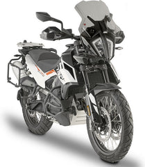 Givi Windscreen for KTM 390/790/890 Adventure, color light smoke, HxW 35x46 cm, D7711KIT fitting kit required to install | 7710D
