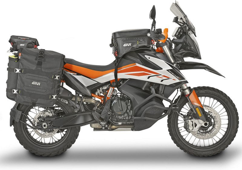 Givi Windscreen for KTM 390/790/890 Adventure, color light smoke, HxW 35x46 cm, D7711KIT fitting kit required to install | 7710D