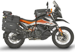 Givi Windscreen for KTM 390/790/890 Adventure, color light smoke, HxW 35x46 cm, D7711KIT fitting kit required to install | 7710D