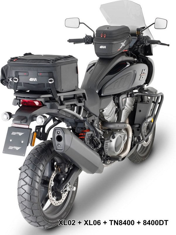 Givi Windscreen for Harley Davidson Pan America 1250, dim. HxW 46x49,5cm, 4,5cm higher than oe, requires D8400KIT fitting kit | 8400DT