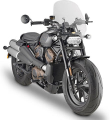 Givi Screen for Harley-Davidson Sportster 1250 S, Clear, dim. HxW 44x45 cm, A8401A fitting kit required to install (not included) | 8401A