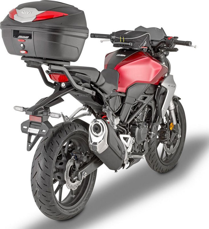 Givi Screen for Honda CBR 125 R 18-, CB 300 R, color smoke, dim. HxW 21x28 cm, fitting kit included | A1164