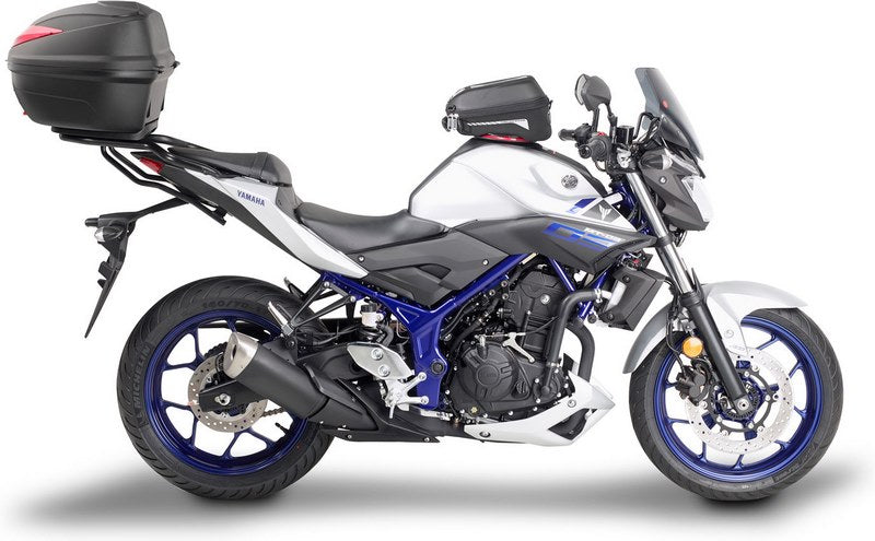 Givi Screen for Yamaha MT-03 16-19, color black with smoke screen, dim. HxW 28x38 cm, fitting kit included | A2127
