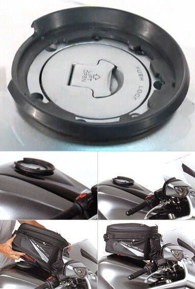 Givi Tanklock BF10 Fuel Tank Bag Flange, for Suzuki V-Strom DL 650 04-11, DL 1000 02-10 | BF10