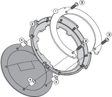 Givi Tanklock BF12 Fuel Tank Bag Flange, for KTM 125/200/390 Duke 11-16 | BF12