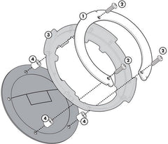 GIVI Tank mounting for TANKLOCK/TANKLOCKED tank bags - f. Voge Valico 525DSX (23) | BF79