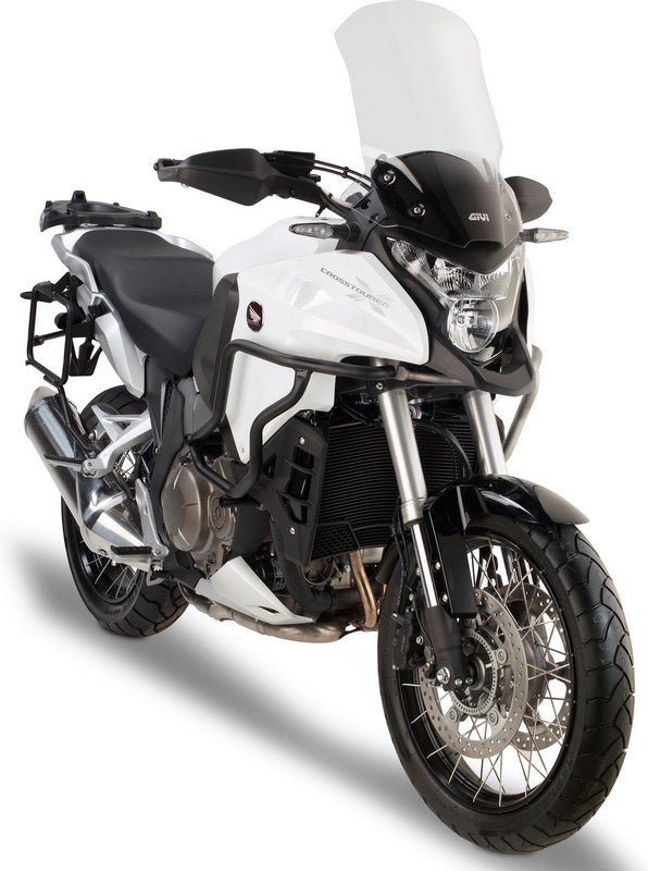Givi Windscreen for Honda Crosstourer, color clear, dim. HxW 51x42 cm, 19 cm higher than stock screen | D1110ST