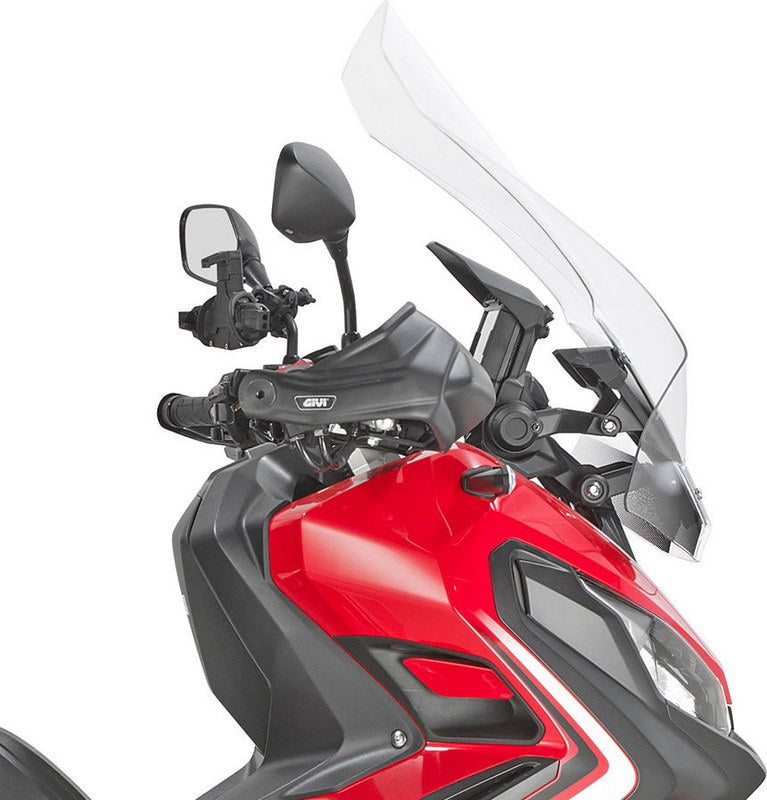Givi Windscreen for Honda X-ADV, color clear, dim. HxW 65x40 cm, 13 cm higher than oe | D1156ST