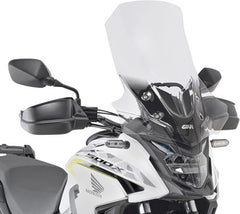 Givi Windscreen for Honda CB500X 19-, color clear, dim. HxW 58x45 cm, 15 cm higher than oe | D1171ST