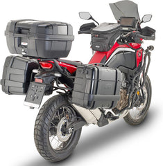 Givi Windscreen for Honda CRF1100L Africa Twin, color Light Smoke, dim. HxW 49x36,5 cm, 16,5 cm higher than oe, fits oe headlight fairing | D1179S
