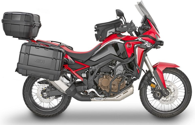 Givi Windscreen for Honda CRF1100L Africa Twin, color Light Smoke, dim. HxW 49x36,5 cm, 16,5 cm higher than oe, fits oe headlight fairing | D1179S