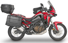 Givi Windscreen for Honda CRF1100L Africa Twin, color Light Smoke, dim. HxW 49x36,5 cm, 16,5 cm higher than oe, fits oe headlight fairing | D1179S