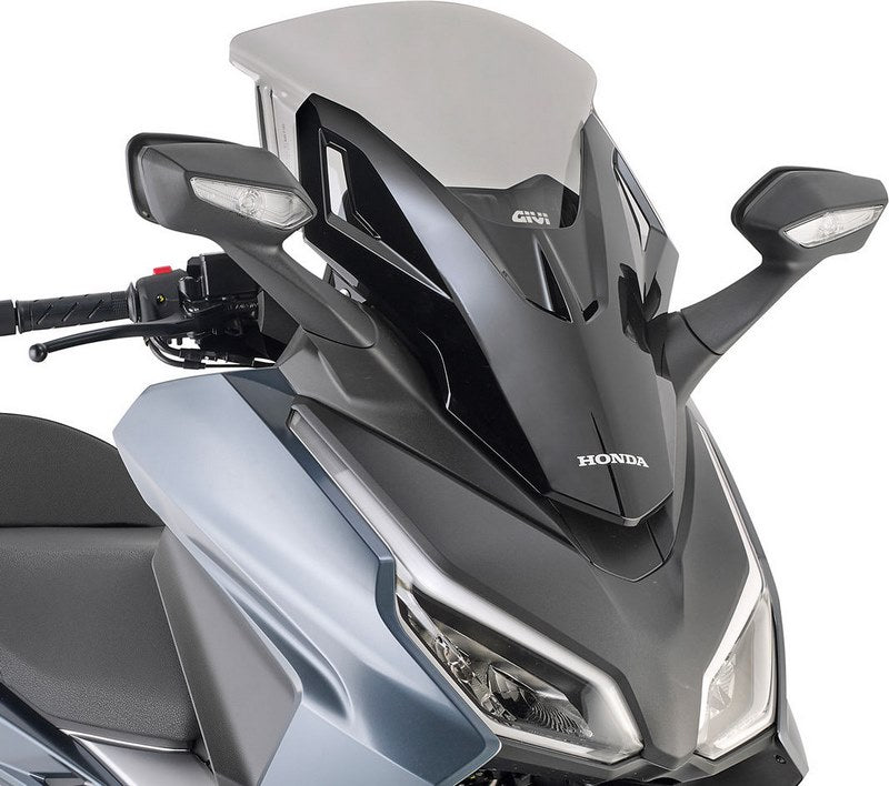 GIVI Windshield - tinted - 480x470 mm (HxW) - without ABE - for Honda FORZA 125 (21-22)/350 (21-23) | D1187S