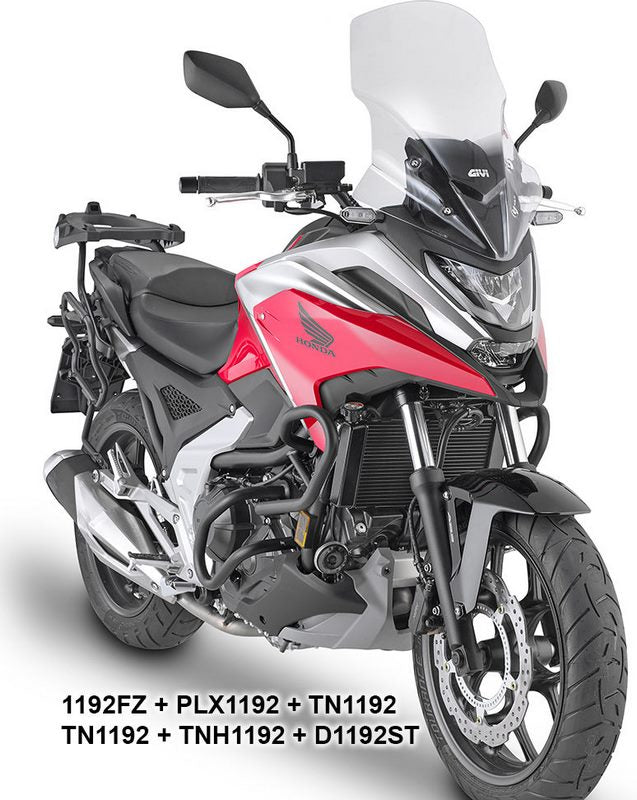 Givi Windscreen for Honda NC750X 21- color Clear, dim. HxW 54 x 43 cm, fits oe headlight fairing | D1192ST