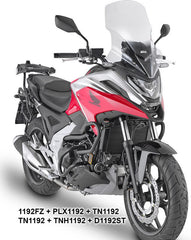 Givi Windscreen for Honda NC750X 21- color Clear, dim. HxW 54 x 43 cm, fits oe headlight fairing | D1192ST