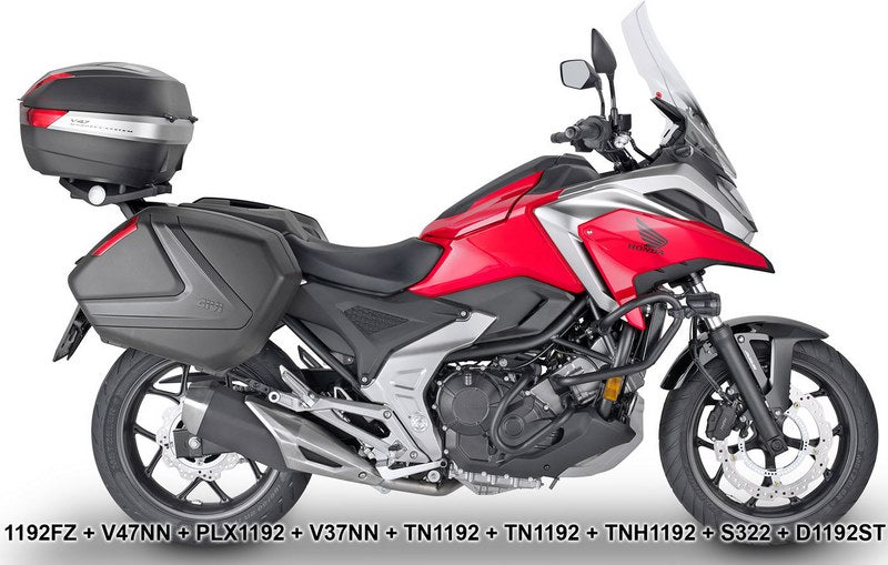 Givi Windscreen for Honda NC750X 21- color Clear, dim. HxW 54 x 43 cm, fits oe headlight fairing | D1192ST