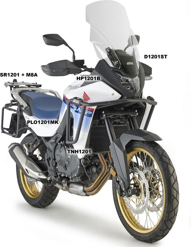 GIVI Windshield - transparent - 620 x 400 mm (HxW) without ABE- Honda XL750 Transalp (23) | D1201ST
