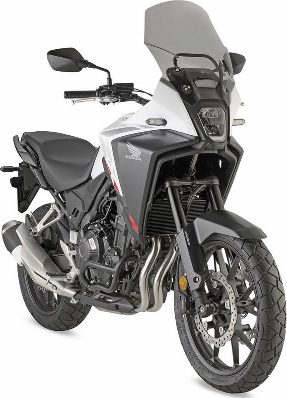 GIVI Windshield - tinted - 450x390 mm (HxW) without ABE- for Honda NX 500 (24) | D1203S