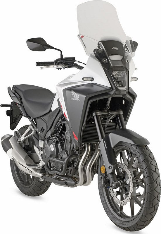 GIVI Windshield - transparent - 540 x 450 mm (HxW) without ABE- for Honda NX 500 (24) | D1203ST