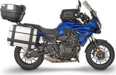 Givi Windscreen for Yamaha Tracer 700 16-19 color light smoke, dim. HxW 51x41 cm, 12 cm higher than oe, fits oe headlight fairing | D2130S